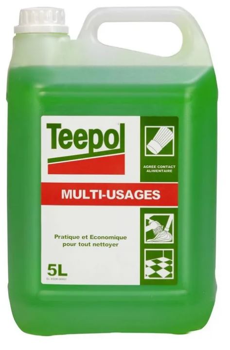 TEEPOL Détergent Universel Multi-usage - Bidon de 5 L