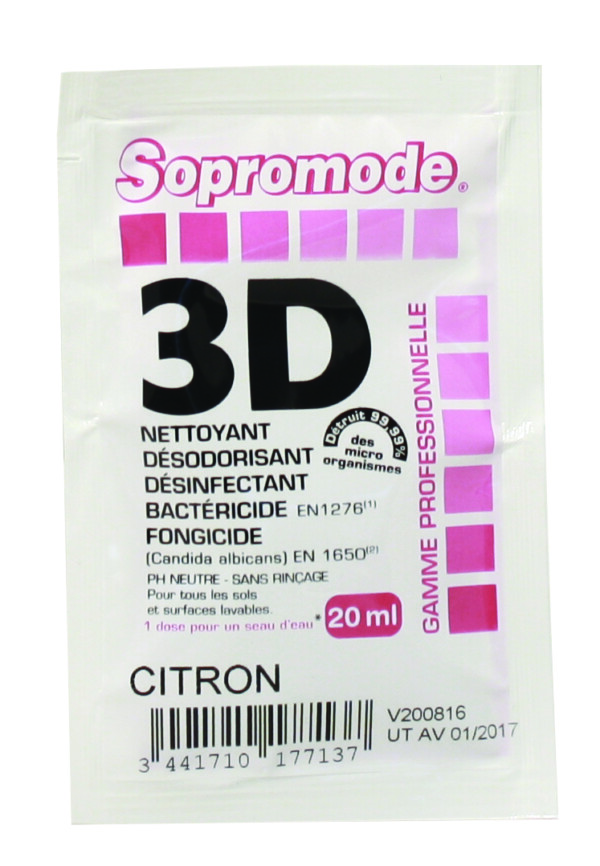 3D Nett. Désinfectant rémanent CITRON