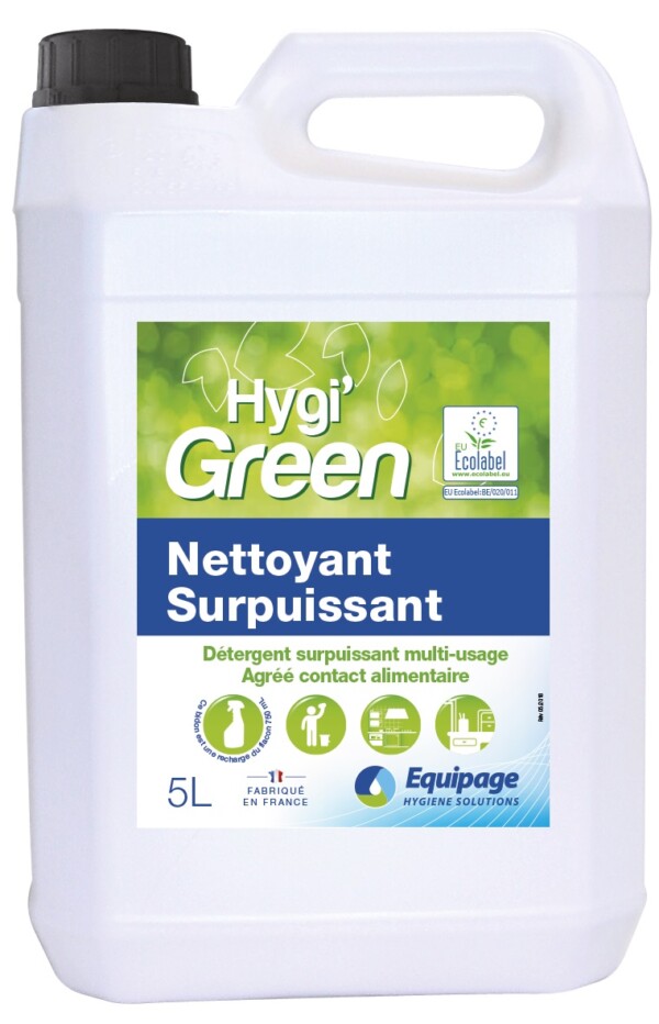 HYGI'GREEN STRONGCLEAN Detergent Surpuissant ECOLABEL