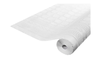 Rlx nappe papier Blanc 100 x 1.18 m