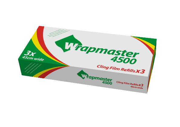 Film Alimentaire Wrapmaster 0.45x300 m - Carton de 3 unités. - Alpes  détergents