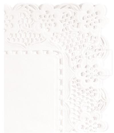 Dentelle Papier Rectangulaire 18 x 30 cm - Paquet de 250 u