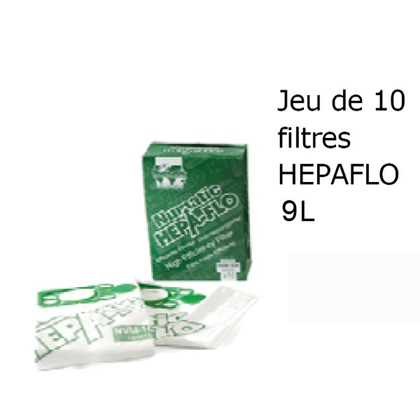 10 Sacs Aspirateur Microfibre Hepaflo 6L - Paquet de 10 u