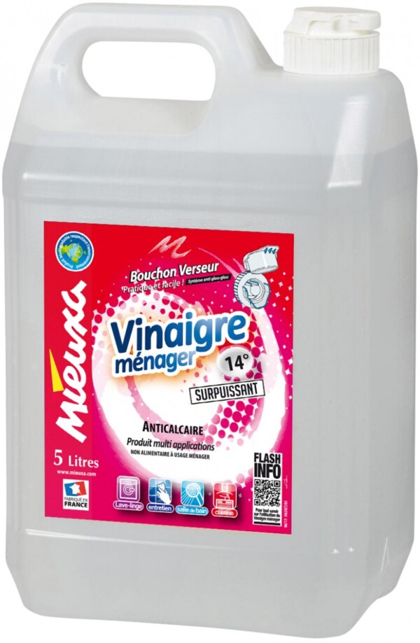 Vinaigre ménager 14°- Bidon 5L