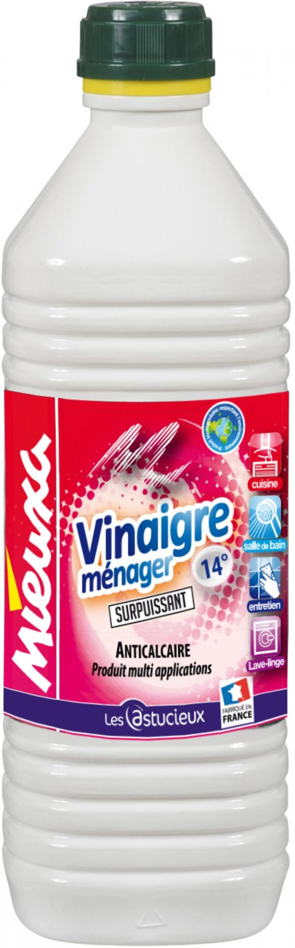 Vinaigre ménager 14° - Flacon de 1L